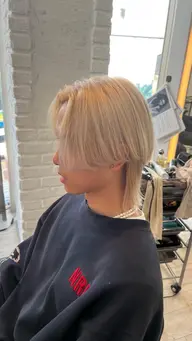 🏁ブリーチリタッチのみ⚠️リタッチ後のカラーをする方は別メニューになります⚠️