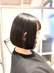 カット+地毛風ストレート+HITA treatment 【ボブ/ショート】