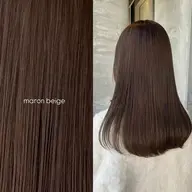 【 人気No.2˚⟢ 】 ケア重視！透明感ツヤカラー🪐