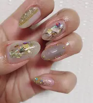 デザイン自由♡ジェルネイル画像持ち込みオッケー✨ジェルネイルやり放題💅キャラクターデザインや3Dデザイン以外となります