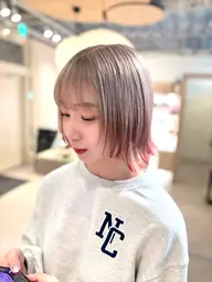 【ブリーチ】カット➕インナーカラー➕カラー