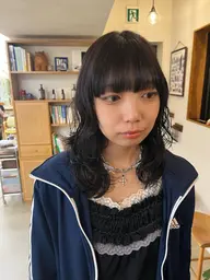 カット+パーマ🦢🌷