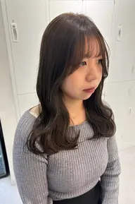 【透明感×ツヤ】アディクシーカラー+髪質改善アプトグロストリートメント🪼