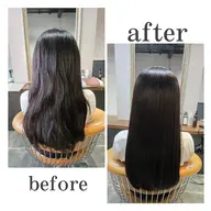 ナチュラル仕上げ✩.*縮毛矯正