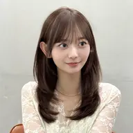 【 🎀5月限定メニュー🎀】似合わせレイヤーカット✂️+透明感ワンカラー✨ + 5STEPトリートメント✨