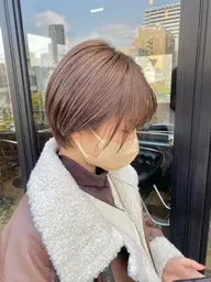 《リピーター様限定🩵》ケアカラー+毛髪強度改善TR