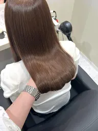 【見惚れる艶髪カラー🩵】 透明感カラー＋ダブルケア付き＋超音波TOKIO TR 〈アロマスパ付き〉