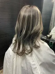 カット+ハイライト+カラー+ハホニコトリートメント(超音波アイロン・ケアプロ使用)