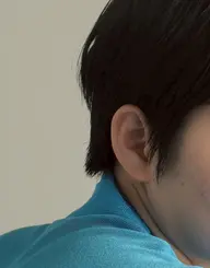 刈り上げないベリーショート＋白髪染め