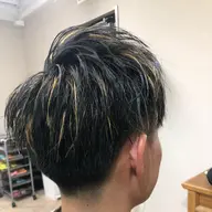 メンズカット+メッシュ（量、太さ調整可）