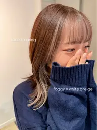 【100％ケアブリーチ使用】インナーカラーorグラデーションカラー➕インプライム2stepトリートメント🎀