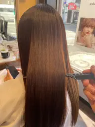 カット+艶カラー+aujuaトリートメント