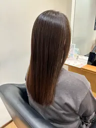カット➕髪質改善ストレート➕ナチュラルカラー🌈ロング料金なし