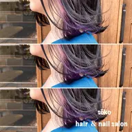 【デザインカラー🌈🥣平日限定🉐】カット+インナーカラー+トリートメント※ブリーチあり🙆🏻🆗全体カラー込