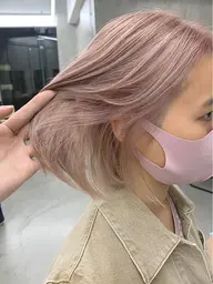 🌿リピーター限定クーポン🌿ブリーチWカラー＋似合わせカット＋キューティクル補修トリートメント