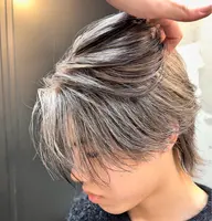 【メンズ限定‼️口コミ掲載👄】カット+ハイライトorローライト‪＋TOKIOトリートメント🫧