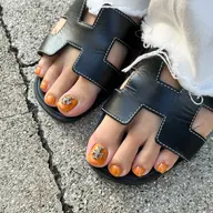 ミニモ限定🔥アート２本付きフットワンカラー💖