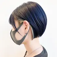 カット+イヤリングカラー(ケアブリーチ+カラー)+quickトリートメント