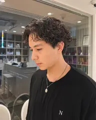 メンズカット＋特殊パーマ＋トリートメント🌀🌀🌀