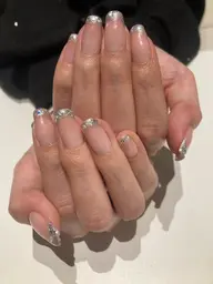 【期間限定】ワンカラーフレンチネイル ソフトジェルオフ無料