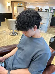 【波巻き/プードルパーマ】メンズカットパーマ