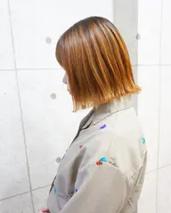 【✨ケアブリーチダブルカラー】全頭ケアブリーチ＋フルカラー＋カット【ミルクティーや色味カラー♪】【２回目以降＋550円】