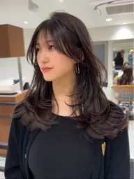 透明感ワンカラー（フルカラー）➕エアンス髪質再生トリートメント