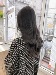 【グレージュやカーキベージュに】イルミナorアディクシーカラー➕1stepAujuaトリートメント