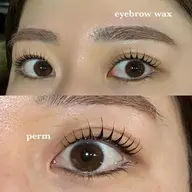 ミニモ学割❕垢抜け✨マツパ＋アイブロウワックス🖤