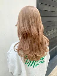 ✨🔥ダメージ96%カットダブルカラー🔥✨ケアブリーチ(全体)+カラー(全体)+カット+艶トリートメント🦄🌈