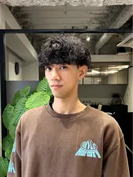 メンズカット✂️➕シャドウパーマ🌀