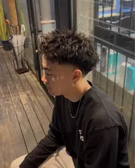 カット＋ピンパーマ