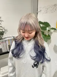 カット＋デザインカラー(ブリーチあり)