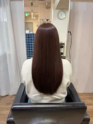 縮毛矯正+カラー＋カット