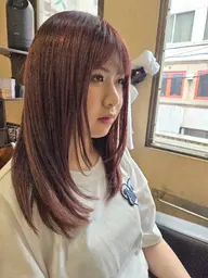✨️小顔前髪カット×カラー×ケラチンコーティングトリートメント✨️