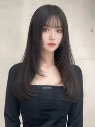 前髪、顔まわり縮毛矯正 (補足説明をご確認下さい⭐️)