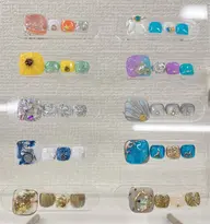 オープン期間限定フットスペシャル定額ネイル＋フットバス付き　ハードジェル使用(120分)