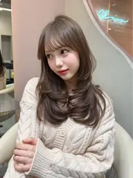 【水曜、木曜日限定🔥】顔まわりカット➕ワンカラー➕うる艶トリートメント❤️🔥ロング料金なし‼️