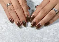 オフなしミラーorオーロラネイル💅🏻