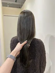 【髪質改善】髪質改善カラー + 5step TOKIO treatment🖤🫧