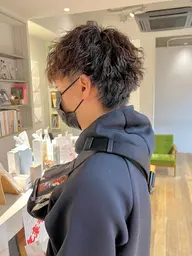 【ミニモ限定価格】メンズカット+波巻き、ツイスト、スパイラルなどの特殊ケアパーマ