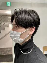 メンズカット👦🏻 センターパート/#ツーブロック/#ウルフカット