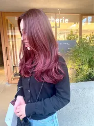 カット＋ブリーチなしダブルカラー