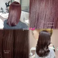 ブリーチ無しで可愛い♡うる艶ワンカラー🩷🩵