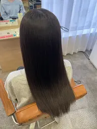 [梅雨まえなど大人気coupon🪽]初回・次回予約特典🫧韓国風カット+カラー+酸性縮毛矯正+シェノンTr