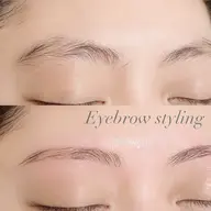 🩵アイブロウスタイリング〈眉カット、間引き、メイク付〉+フェイスワックス一部分