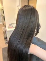 〔つやつや髪に✨〕color+髪質改善treatment