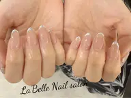 ガラスフレンチネイルcourse(ベースカラー込み)¥7800