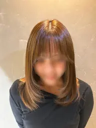上品韓国風レイヤーカット×サラ艶髪質改善ストレート