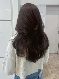 🤍縮毛矯正×透明感カラー